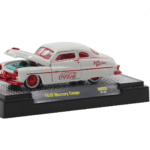 Diecast Republic 1949 Mercury Coupe Chase Coca Cola White