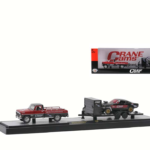 Diecast Republic M2 Machines Auto-Haulers Release 49 1969 Ford F-100 Ranger Truck & 1966 Ford Mustang Gasser