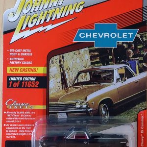 Diecast Republic Johnny Lightning 2022 Classic Gold Release 1 Version B 1967 Chevy El Camino