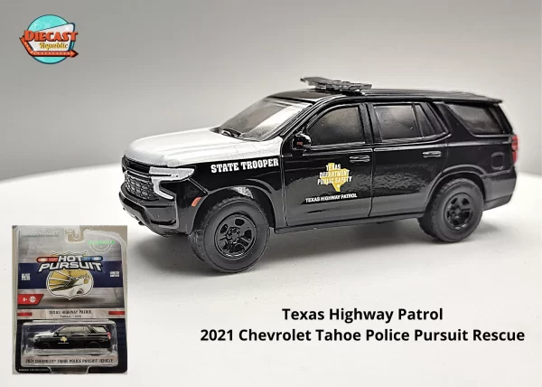 Greenlight Texas DPS 2021 Chevrolet Tahoe Police Pursuit